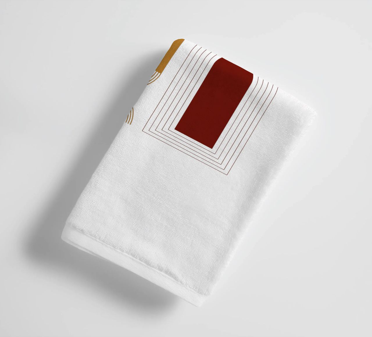 Modern Minimalist Simple Aesthetic towel by YSV MINIMALIST