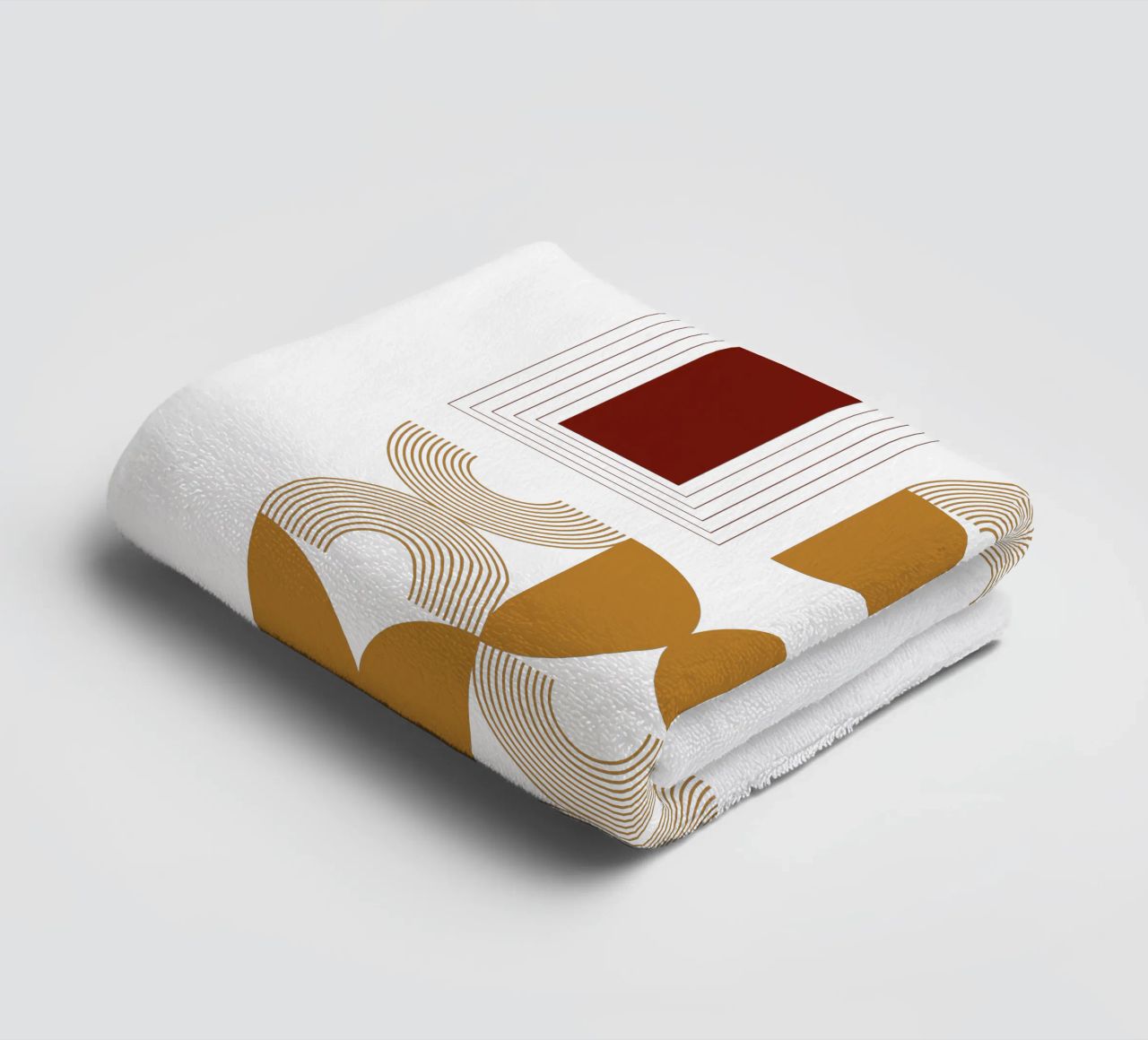 Modern Minimalist Simple Aesthetic towel by YSV MINIMALIST