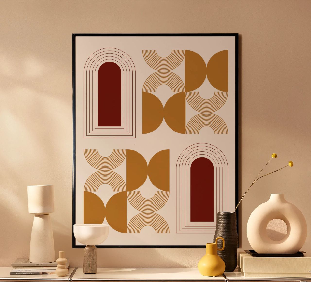 Modern Minimalist Simple Aesthetic poster by YSV MINIMALIST