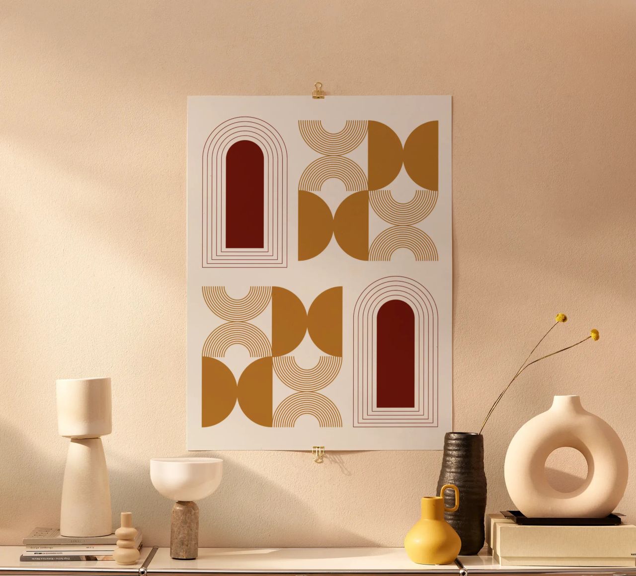 Modern Minimalist Simple Aesthetic poster by YSV MINIMALIST