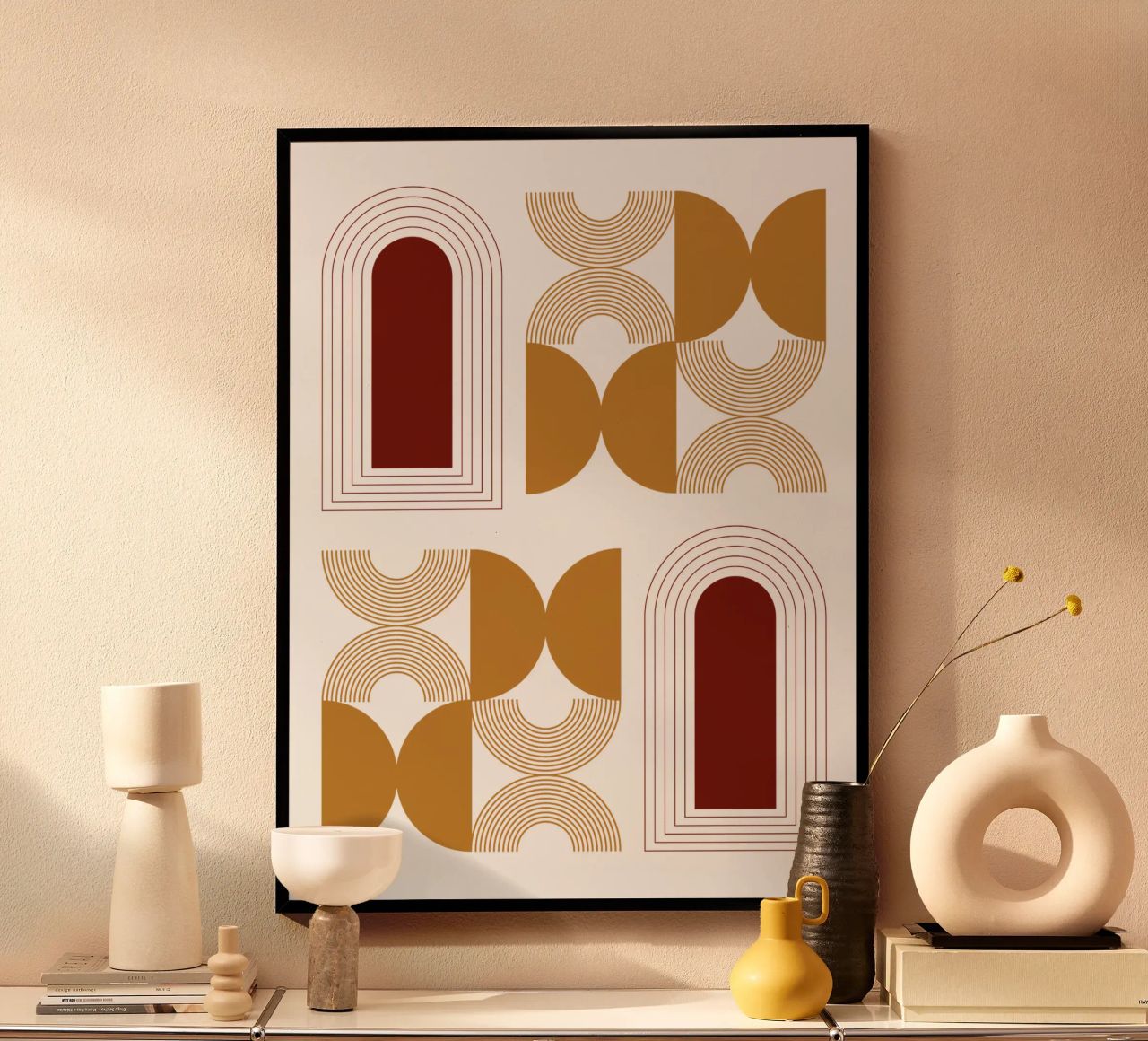 Modern Minimalist Simple Aesthetic poster by YSV MINIMALIST