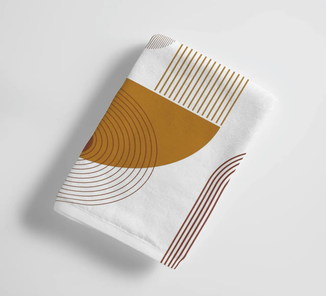 Modern Minimalist Simple Aesthetic towel by YSV MINIMALIST