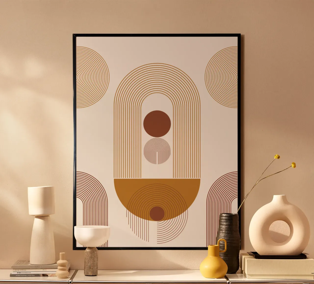 Estetica moderna minimalista e semplice poster con telaio in plastica da YSV MINIMALIST