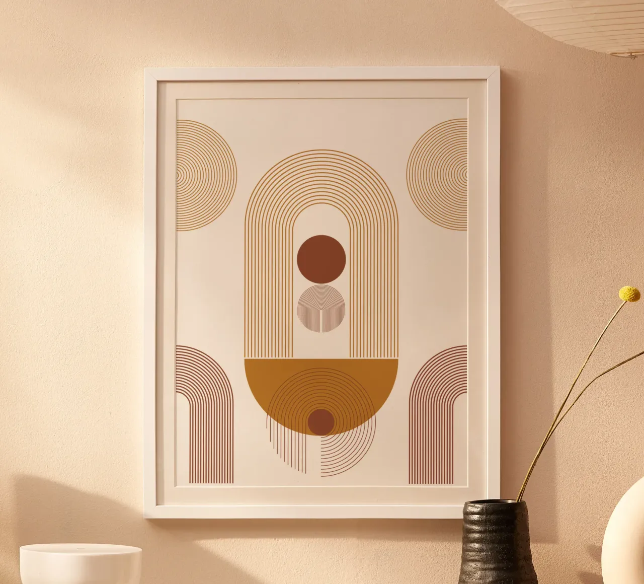 Estetica moderna minimalista e semplice poster con telaio in plastica da YSV MINIMALIST