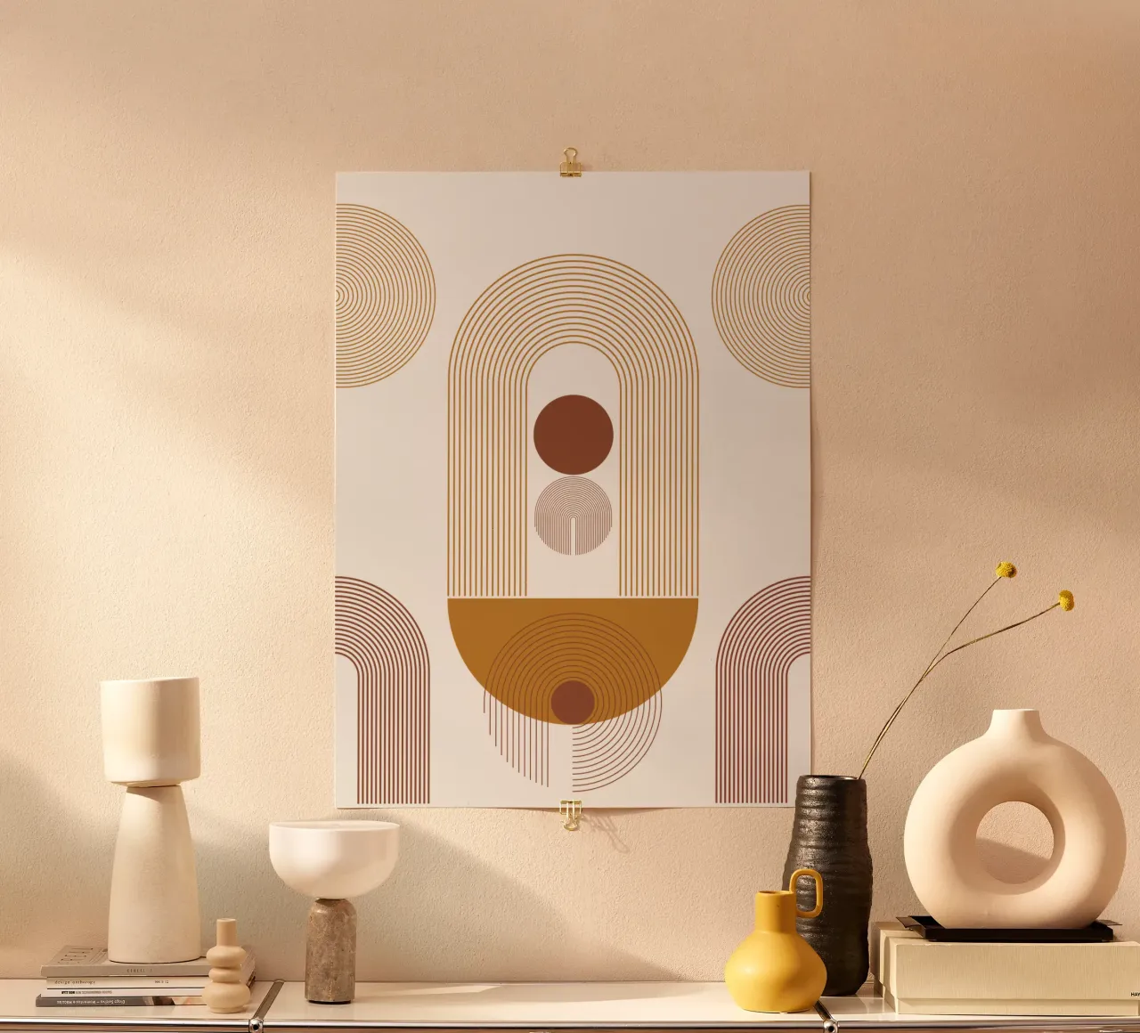 Estetica moderna minimalista e semplice poster con telaio in plastica da YSV MINIMALIST