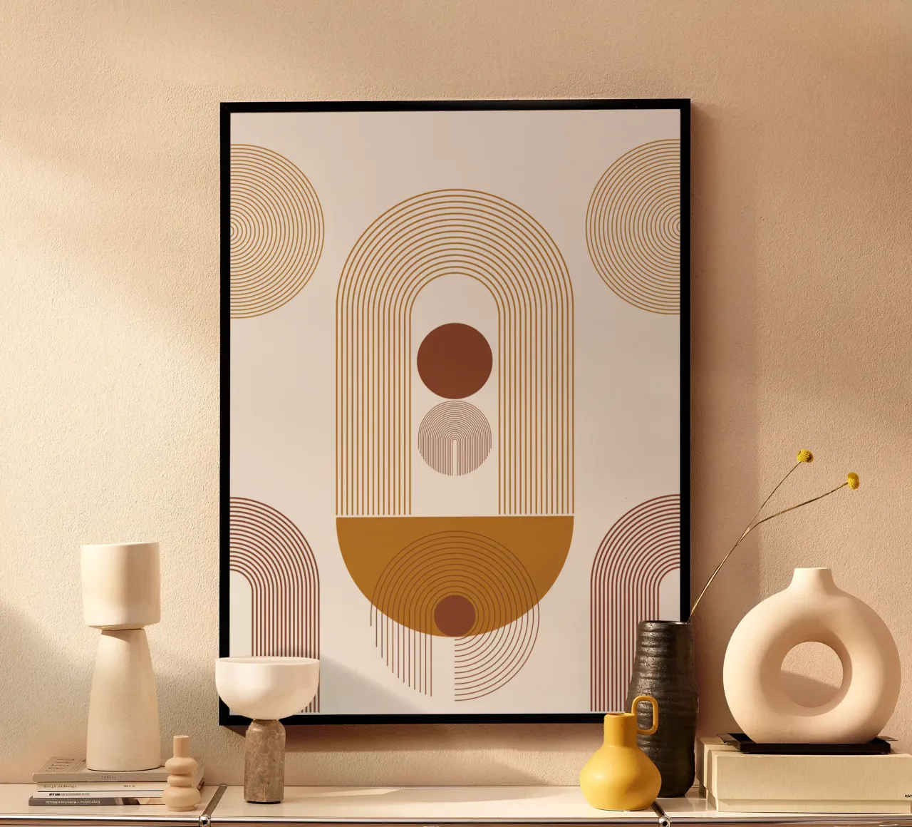 Estetica moderna minimalista e semplice poster con telaio in plastica da YSV MINIMALIST