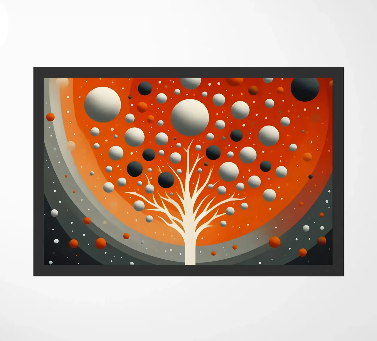 Baum orange doormat by spiritual