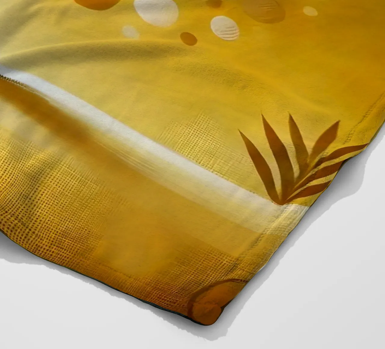 Albero giallo coperta in pile da spiritual