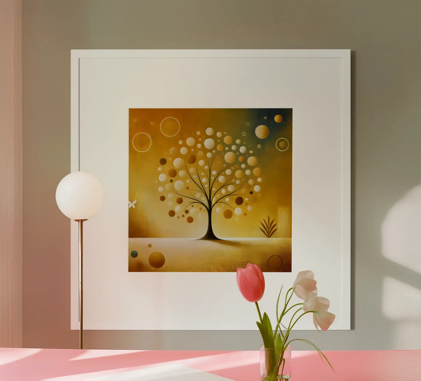 Tree yellow poster de spiritual
