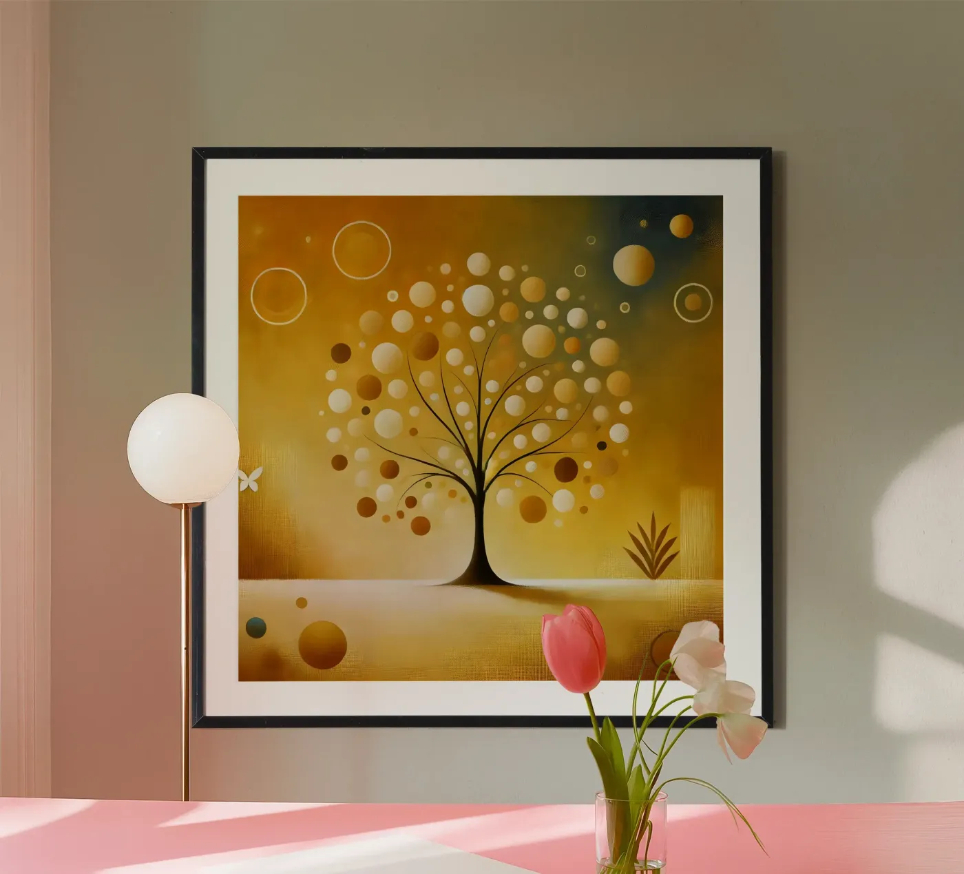 Tree yellow poster de spiritual