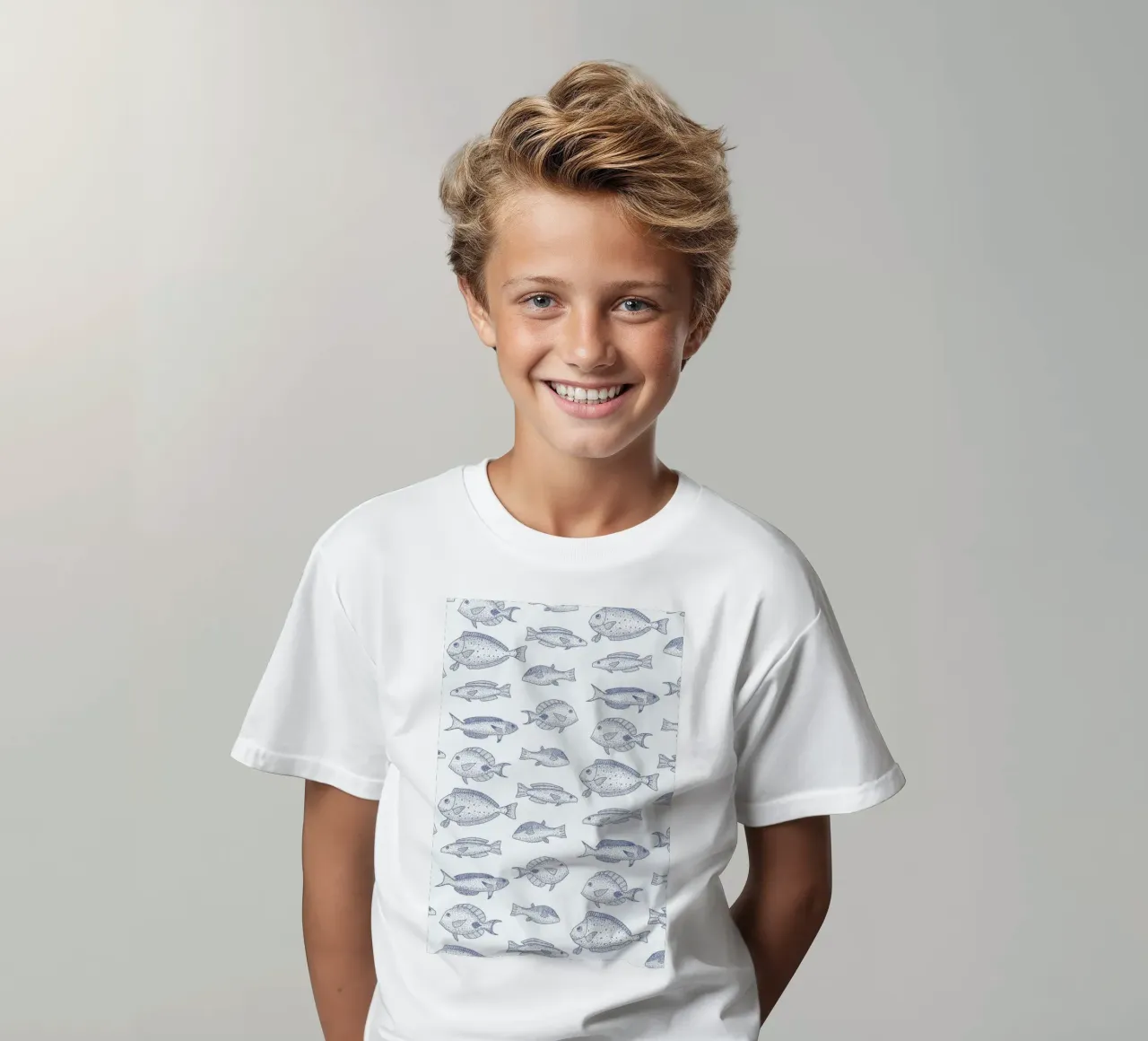 Fish t-shirt bambini da Jana Otto