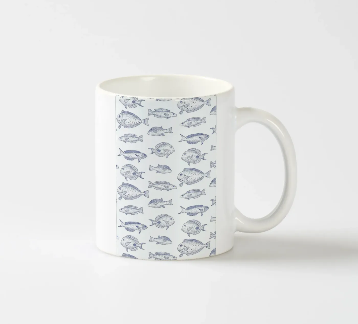 Fish ceramic mug by Jana Otto