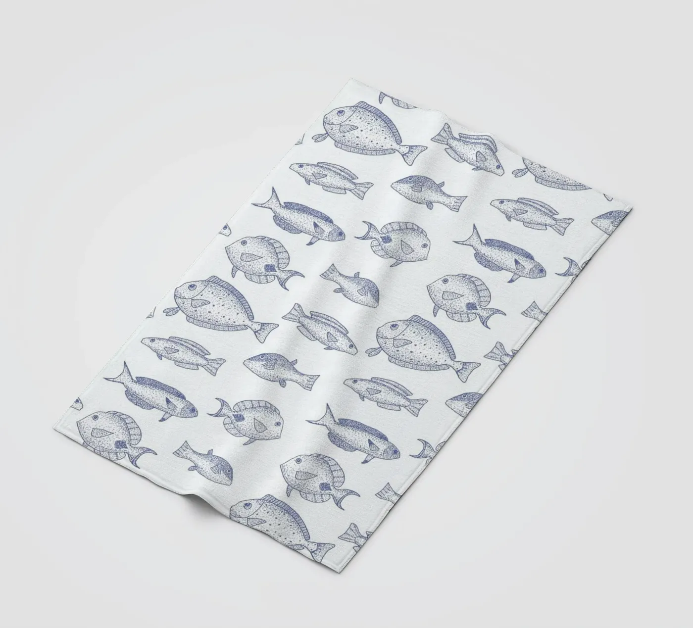 Fish fleece blanket by Jana Otto
