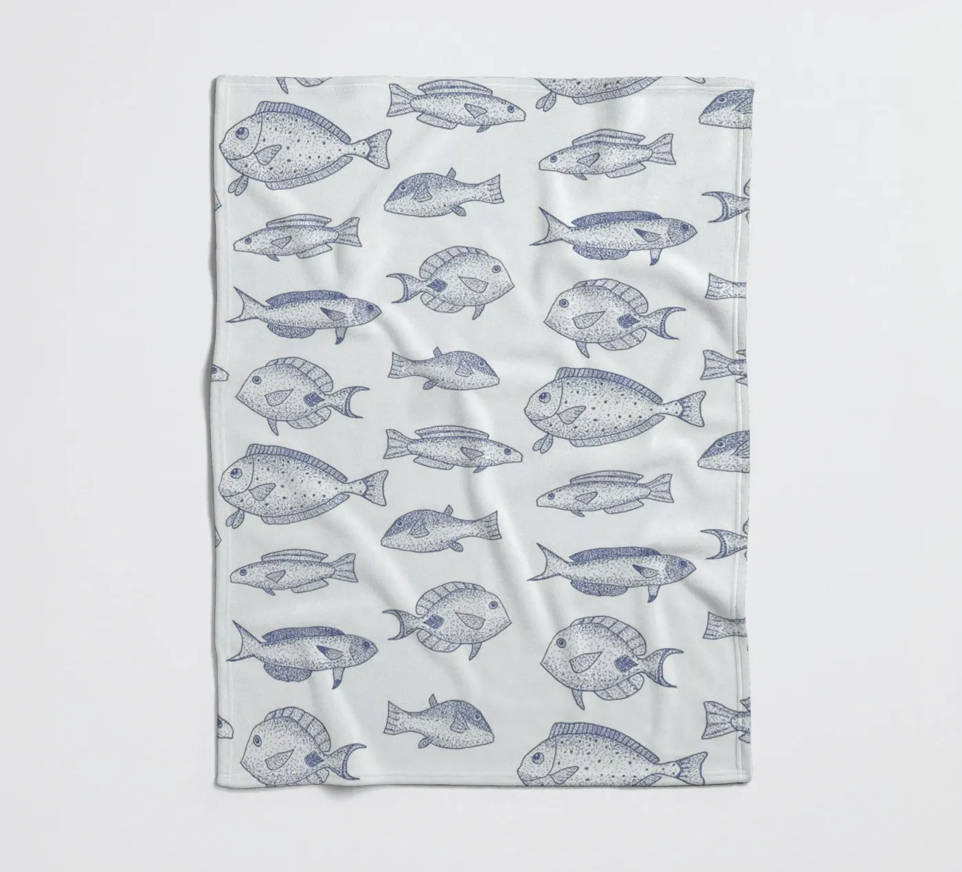 Fish fleece blanket by Jana Otto