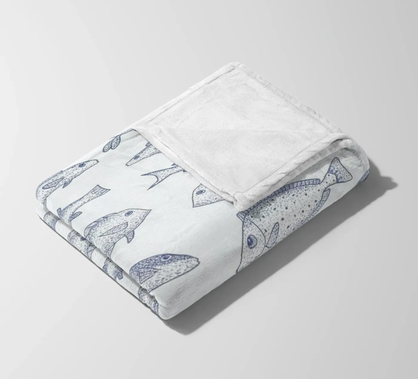 Fish fleece blanket by Jana Otto