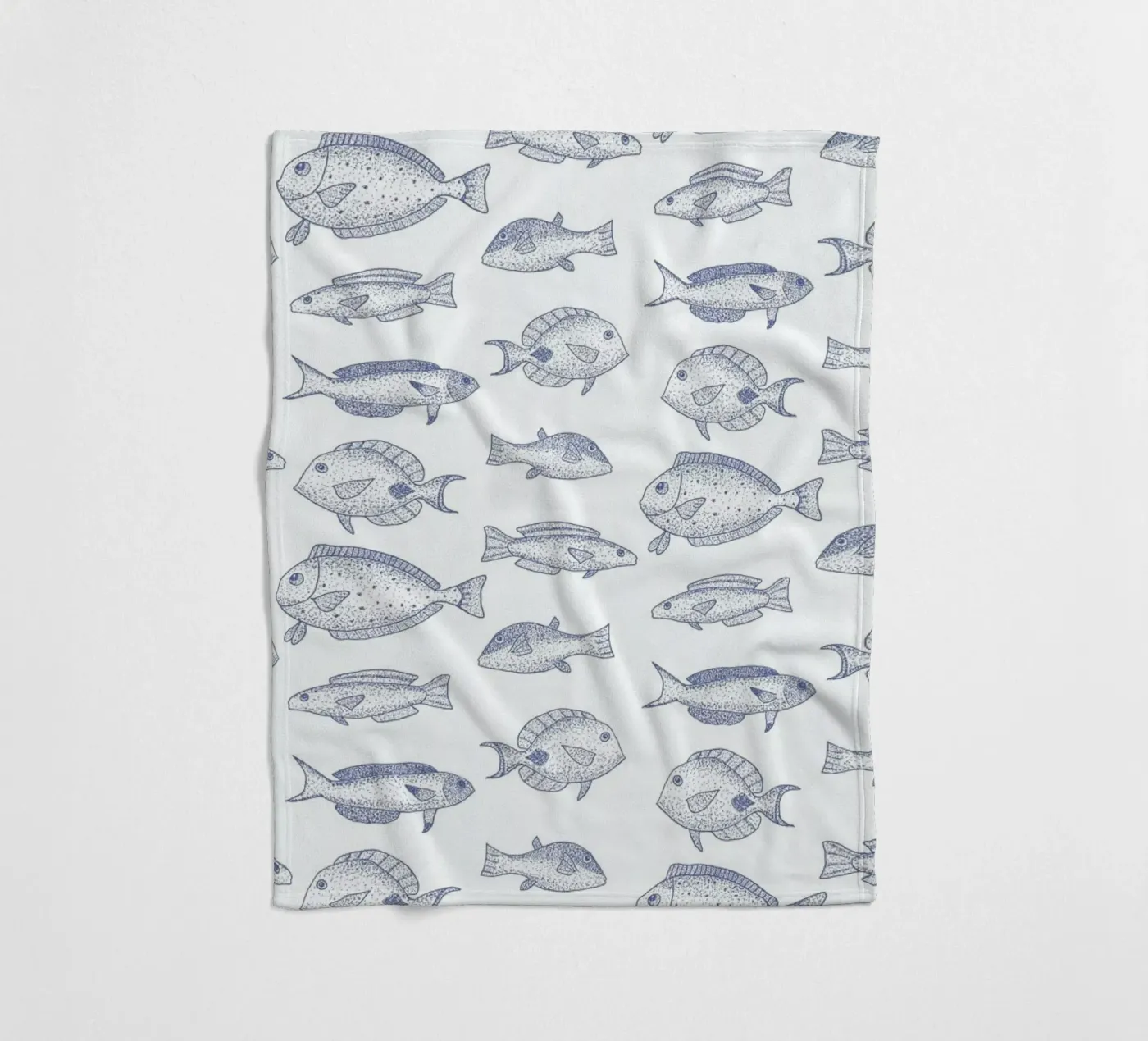 Fish fleece blanket by Jana Otto
