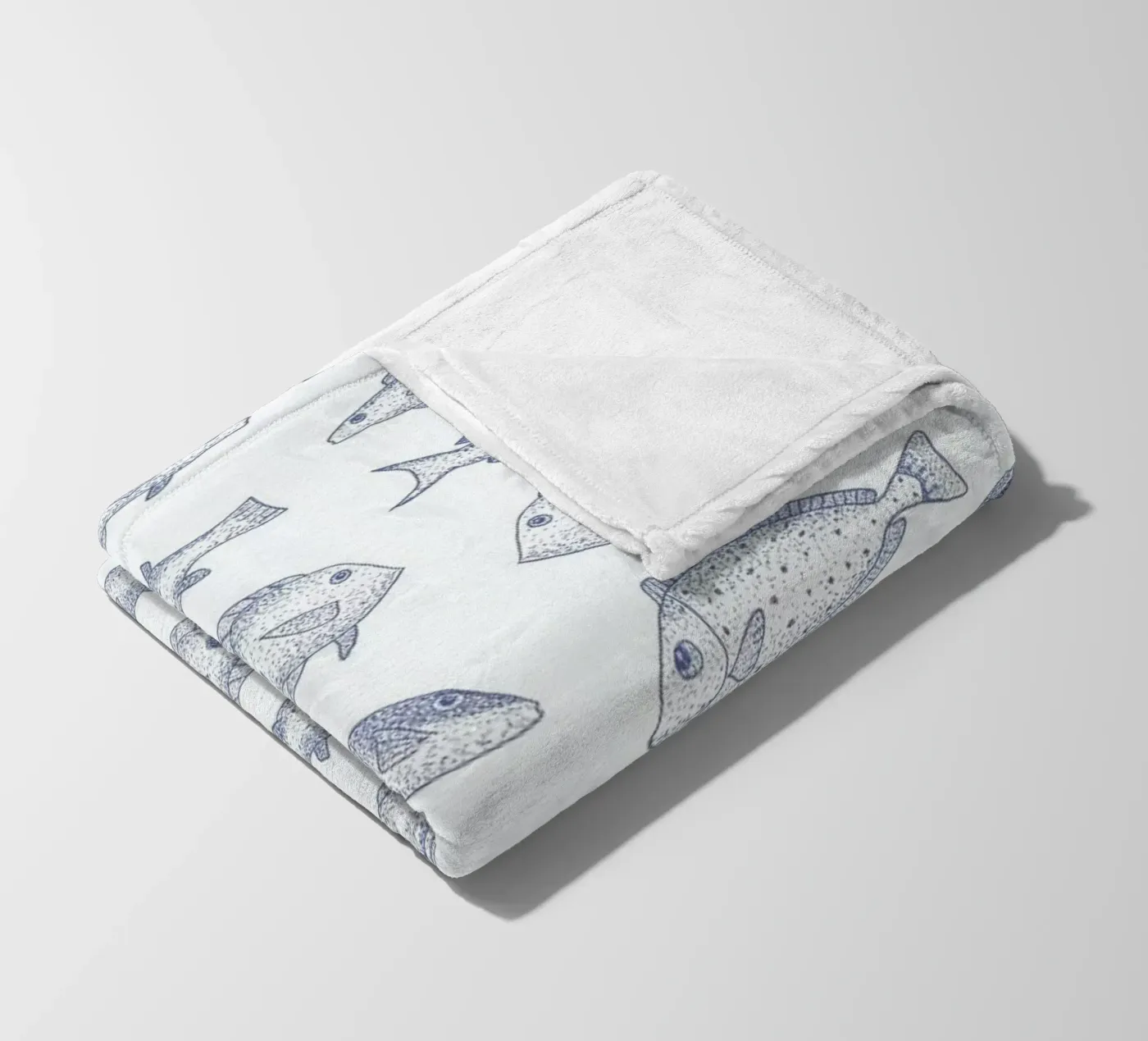 Fish fleece blanket by Jana Otto