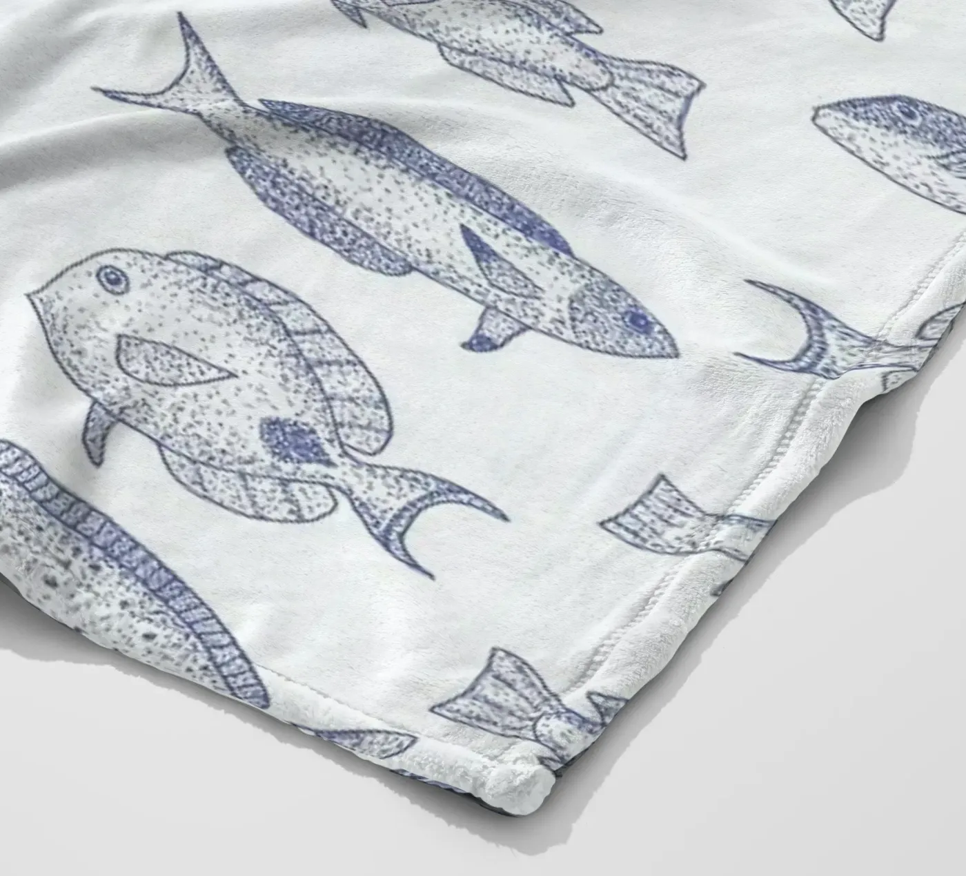Fish fleece blanket by Jana Otto