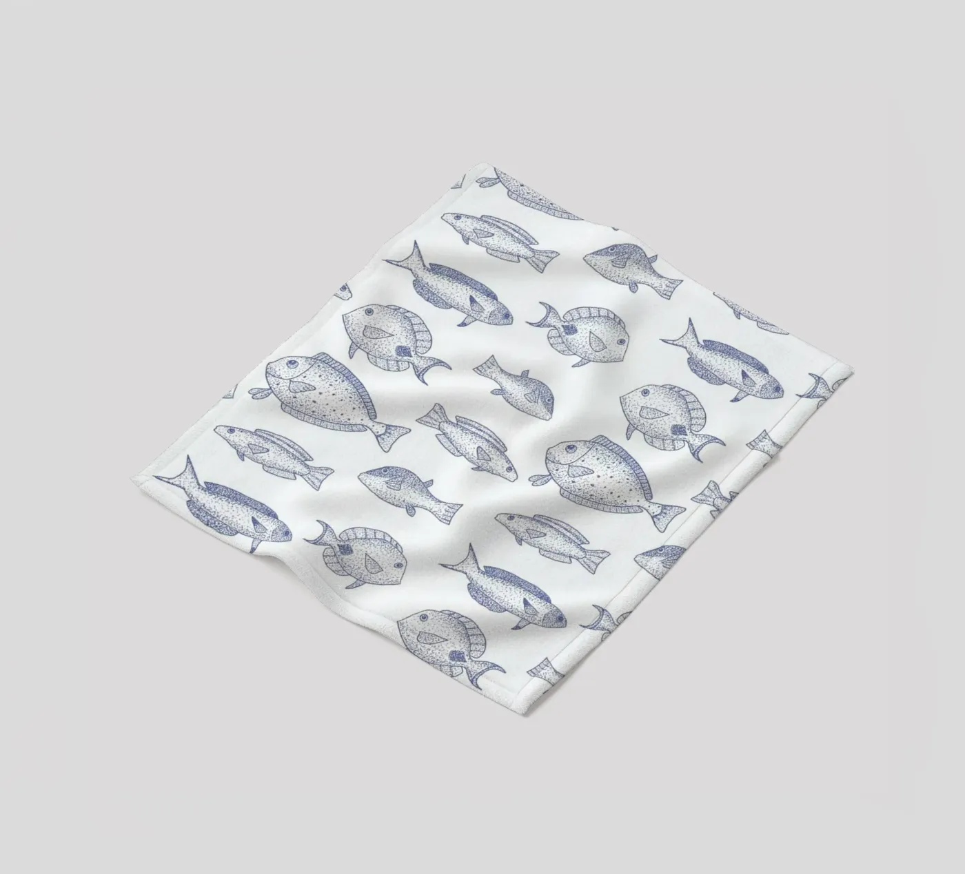 Fish fleece blanket by Jana Otto
