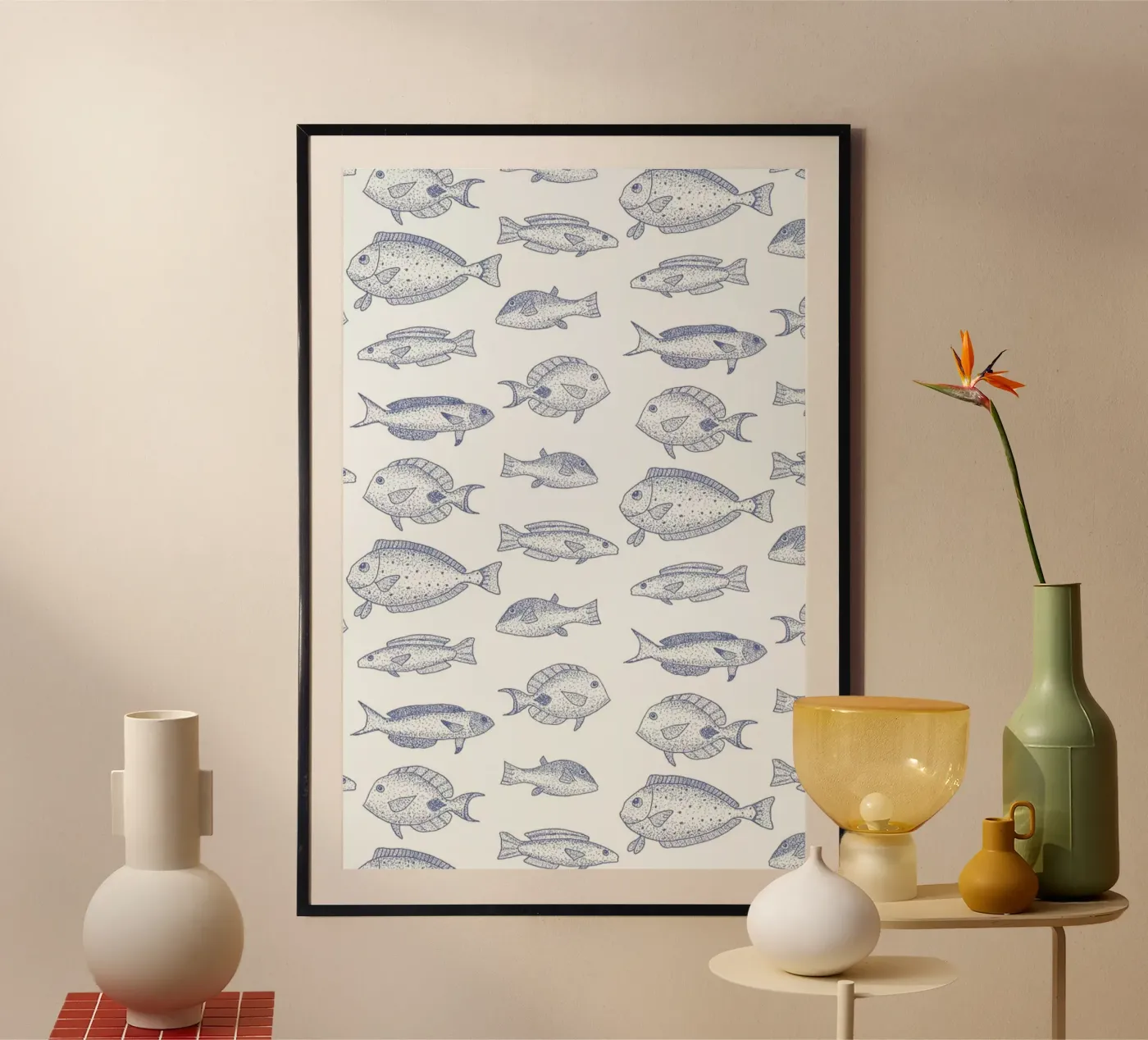 Fish Poster von Jana Otto