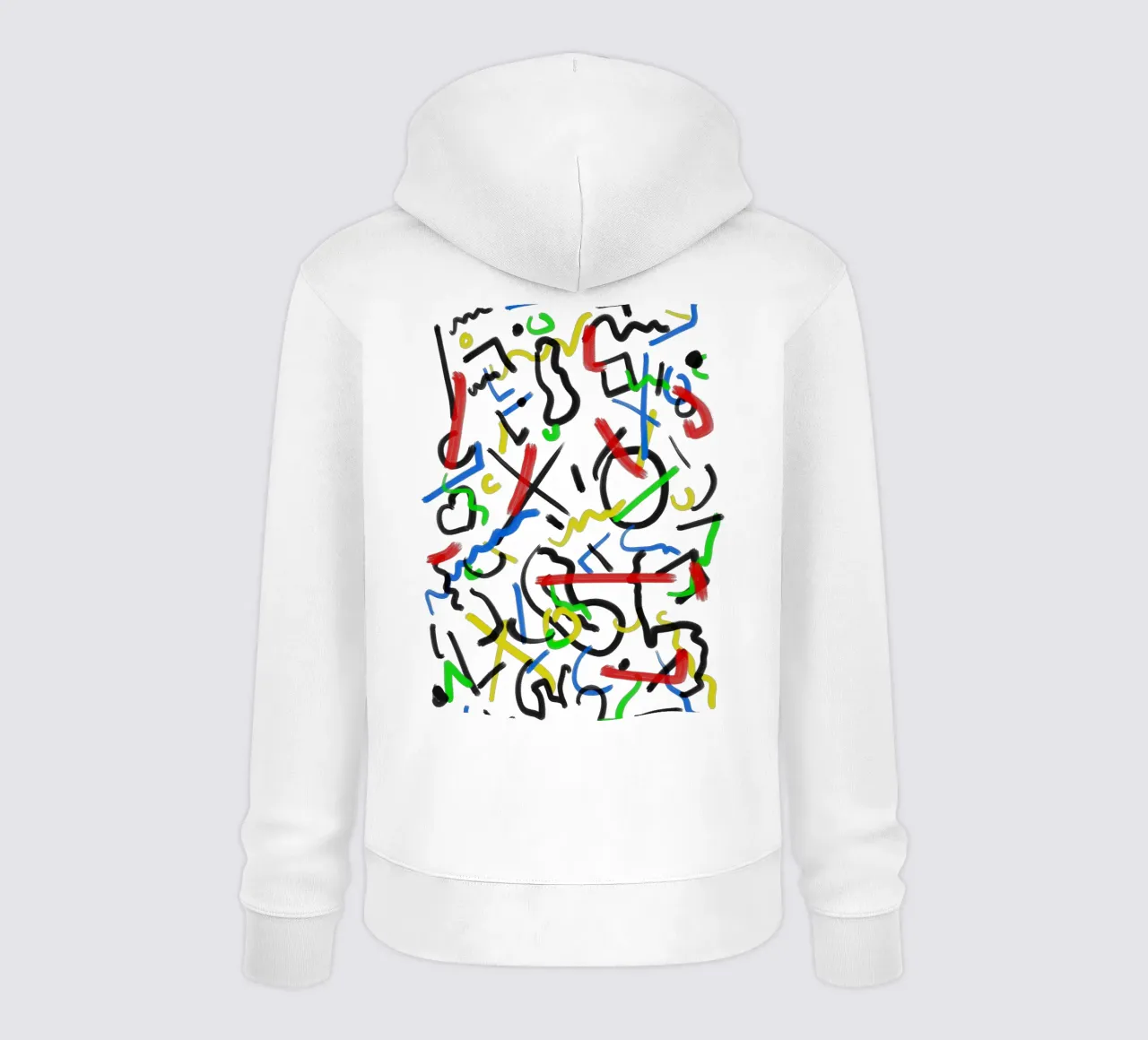 XO Abstract sudadera con capucha de Rezh creations
