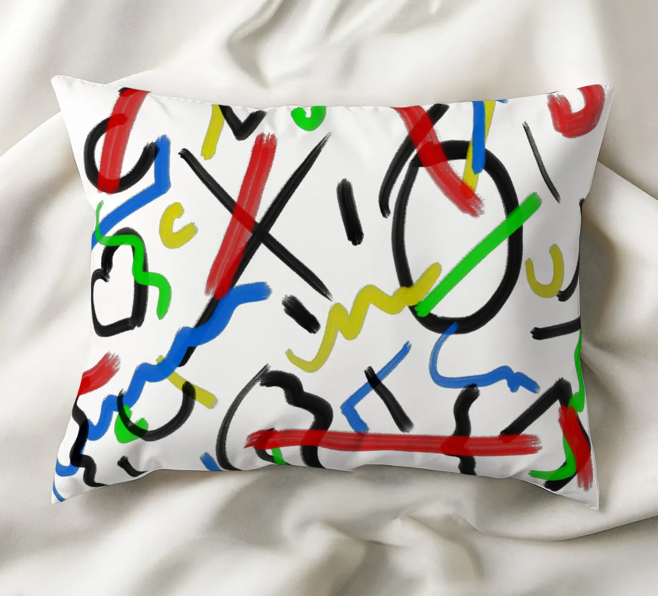 XO Abstract cuscino da Rezh creations