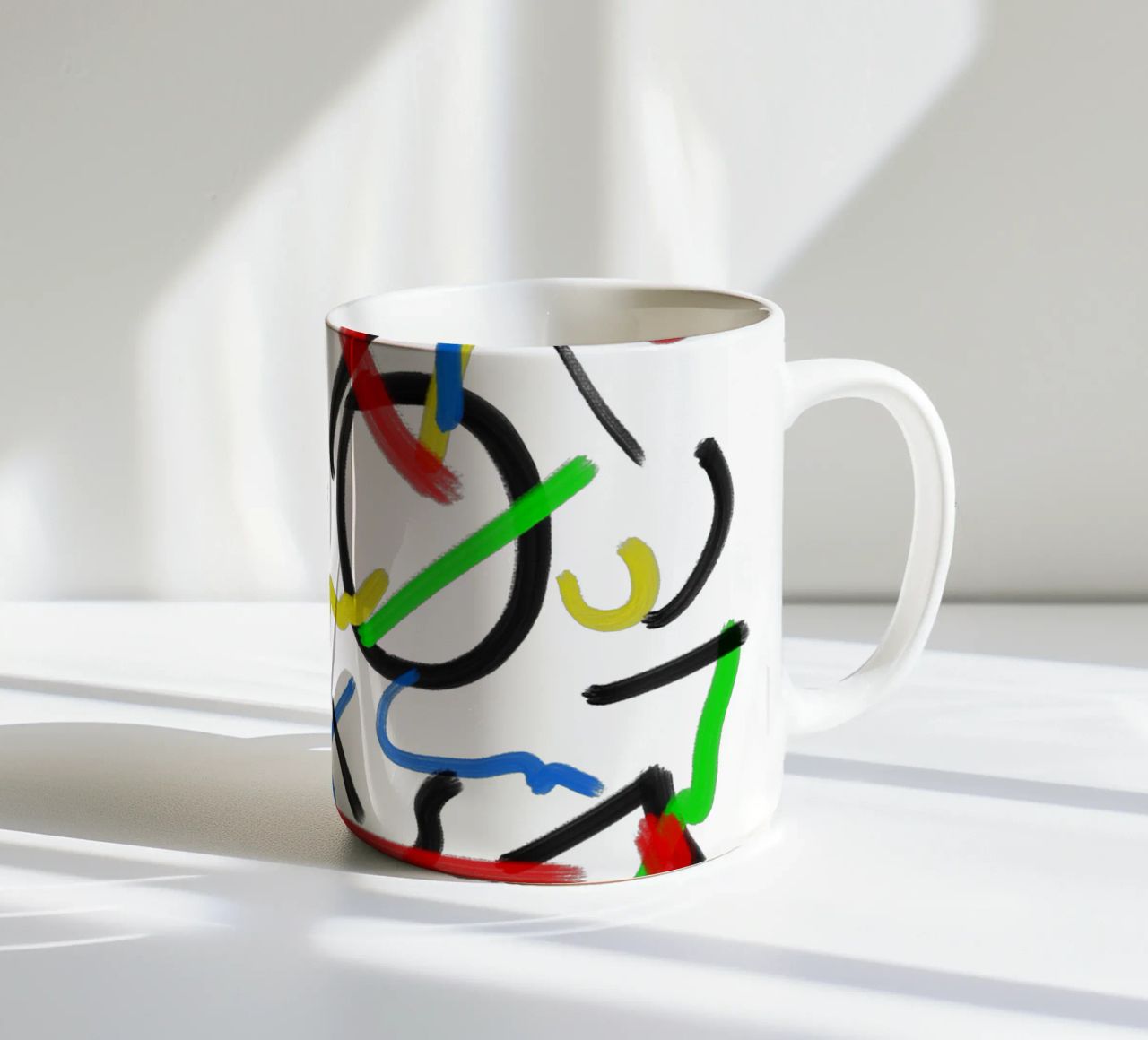 XO Abstract tazza in ceramica da Rezh creations