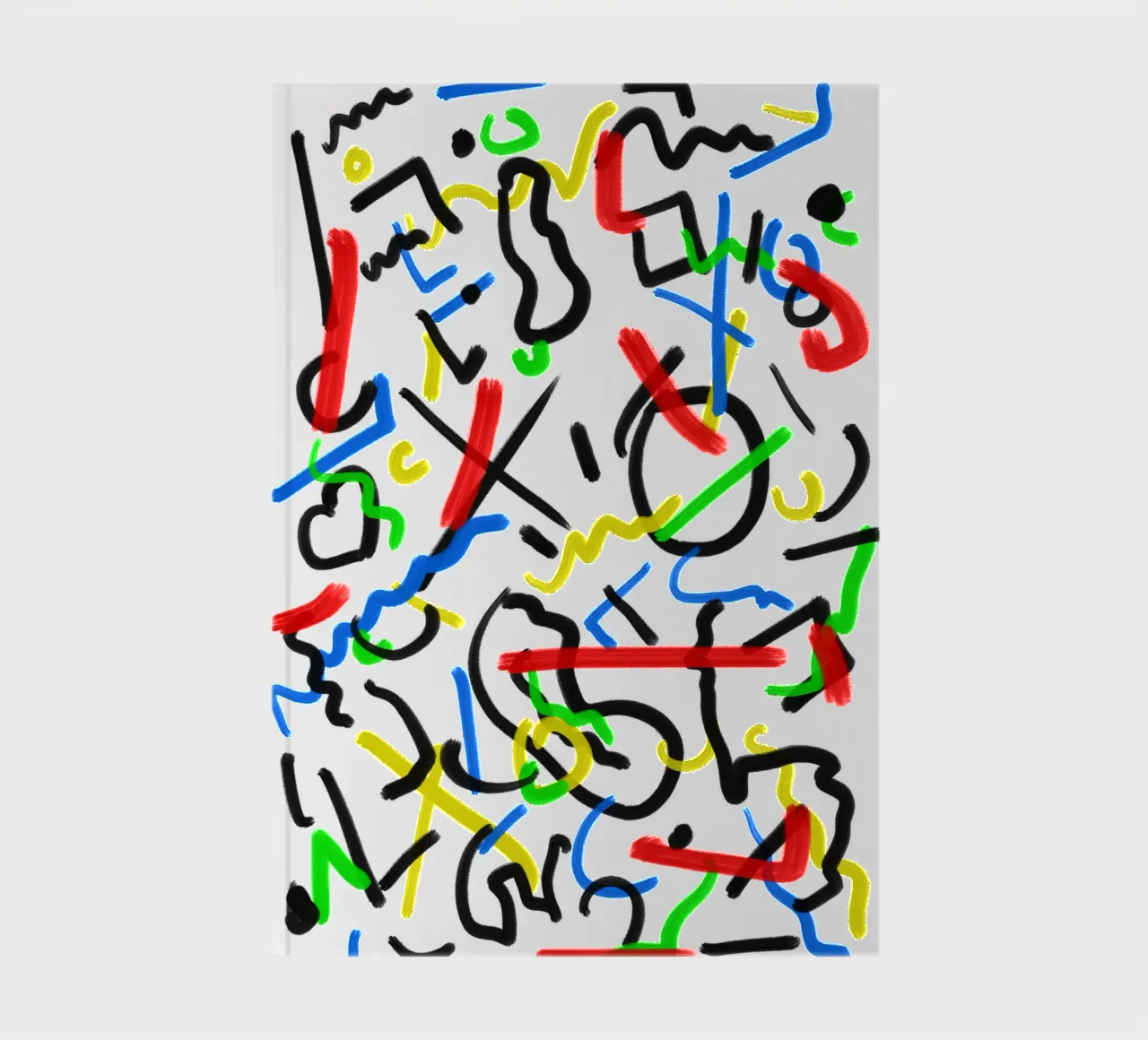 XO Abstract notebook by Rezh creations