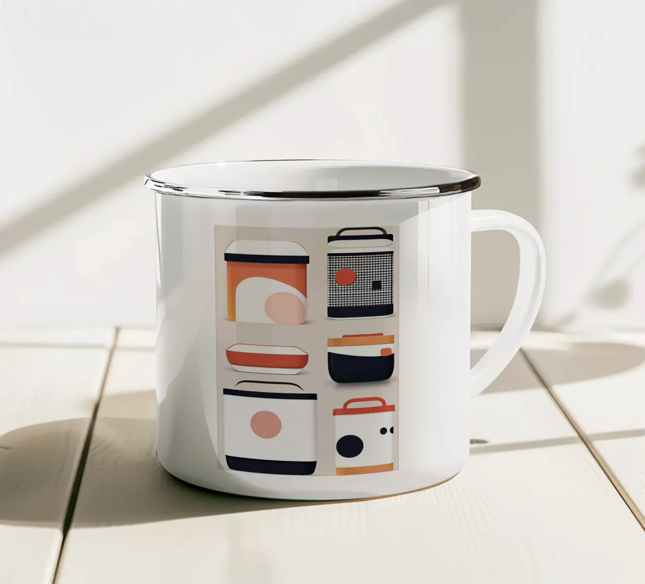 BENTO 1 tazza in smalto da Rezh creations