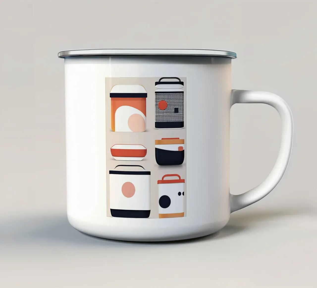 BENTO 1 tazza in smalto da Rezh creations