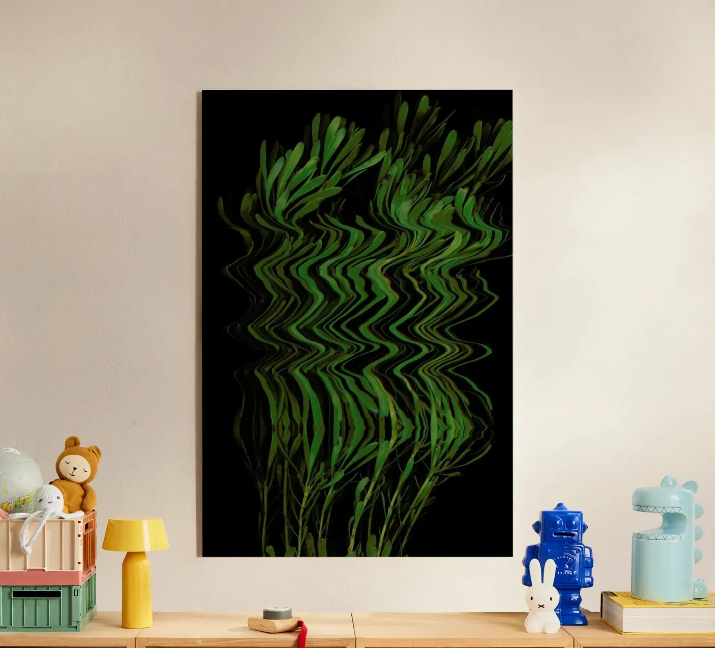 Flora III acryl van Jana Otto