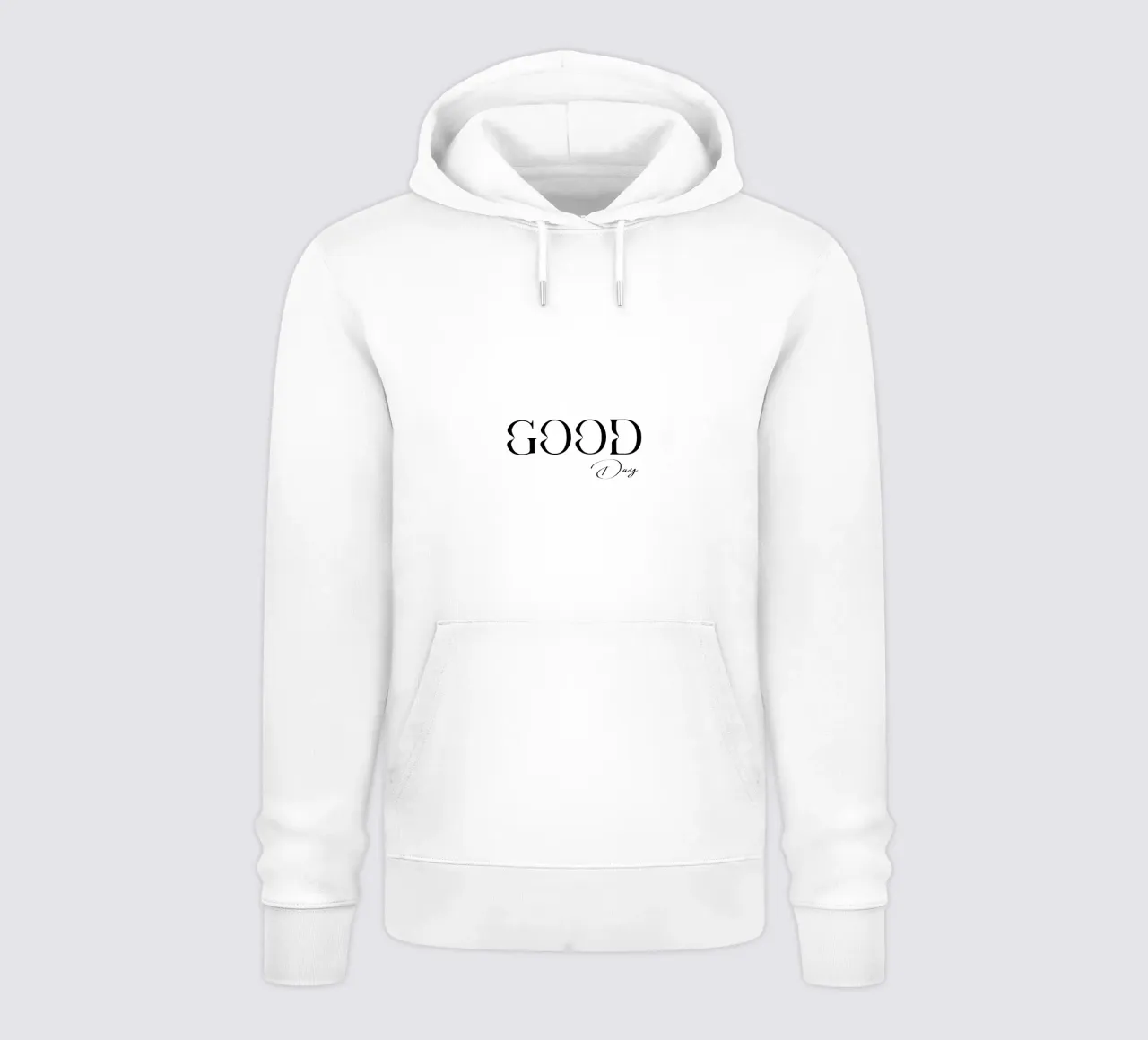 Simple Good Day Typography hoodie by YV TYPOGRAPHY