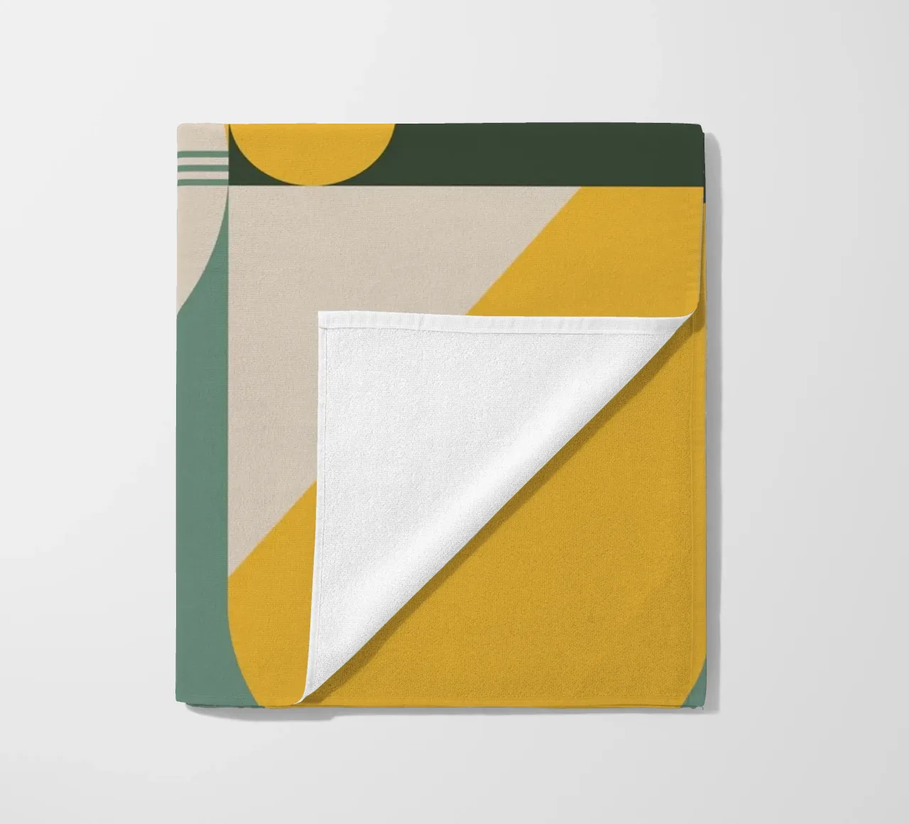 Mid Century Geometric Abstract 20 telo mare da KHouse Studio