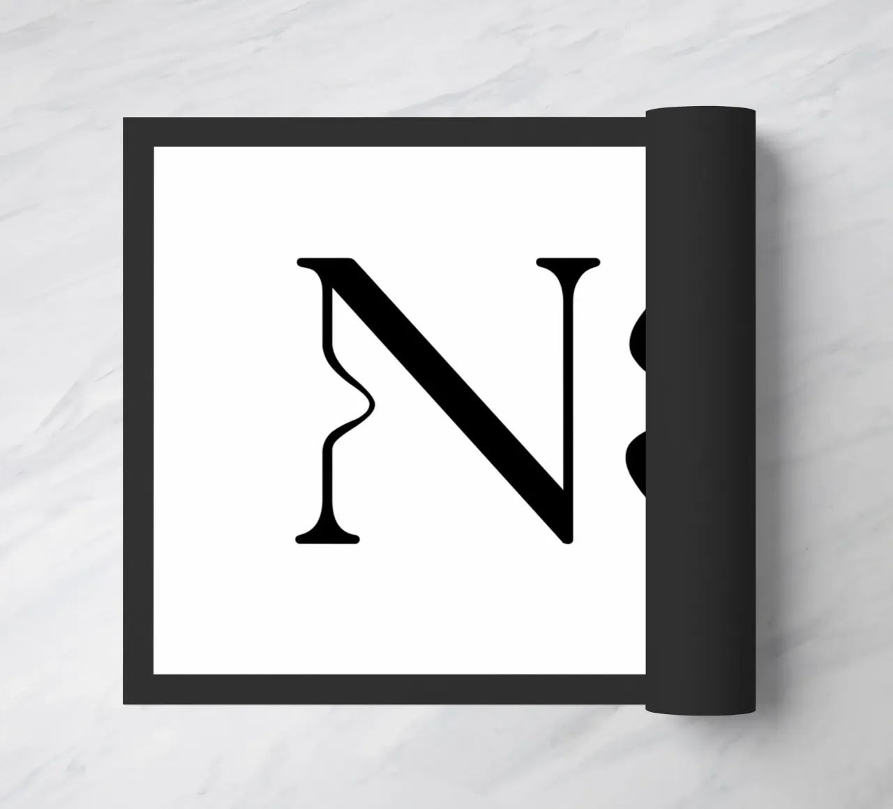 Tipografia semplice No Smoking zerbino da YV TYPOGRAPHY