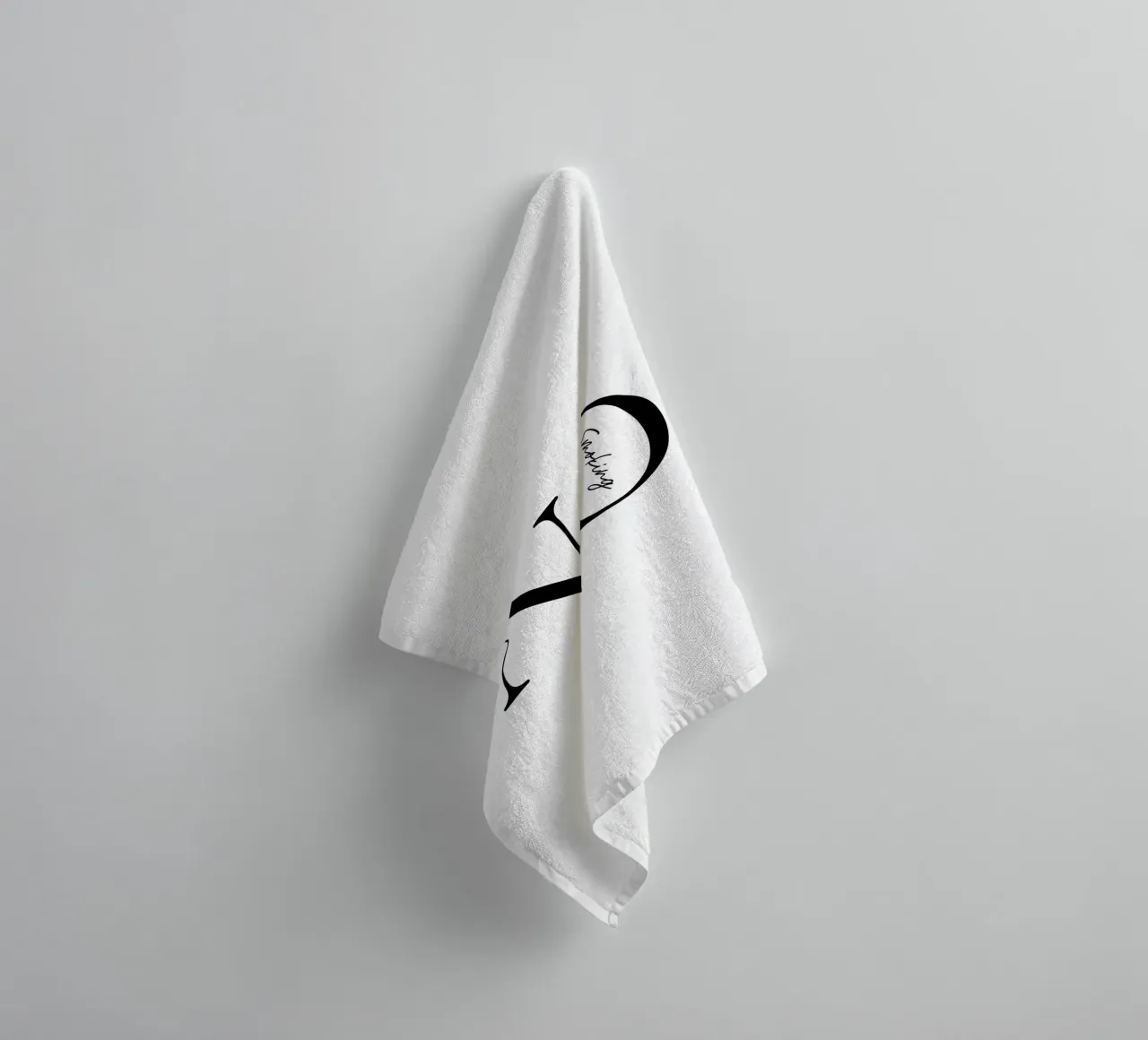 Tipografia semplice No Smoking asciugamano da bagno da YV TYPOGRAPHY