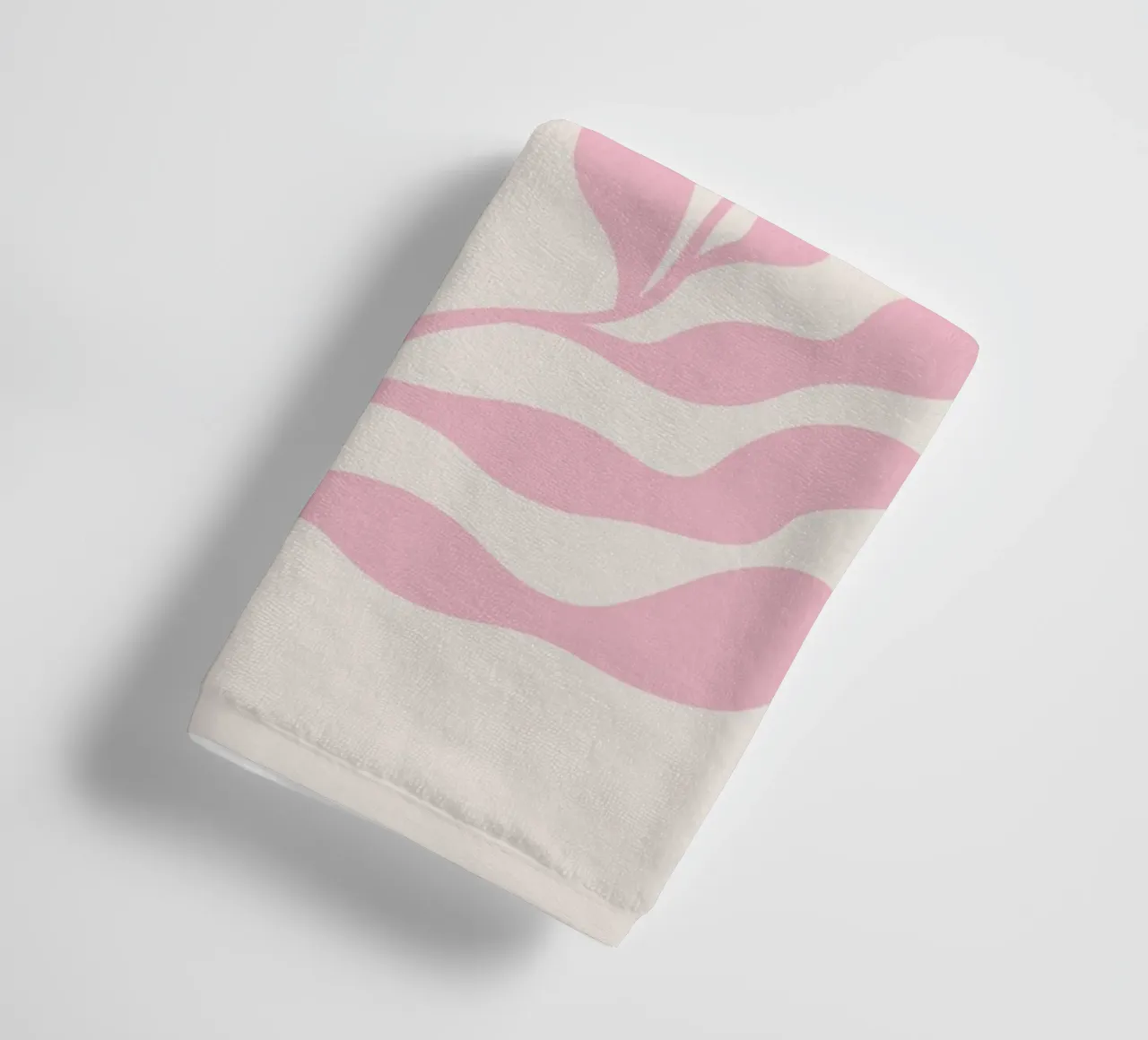 Red and Pink Abstract Botanical Art towel by pdigitalprints