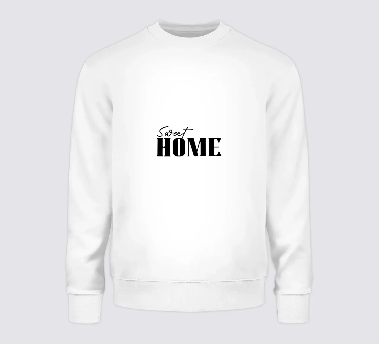 Sweet Home Tipografia semplice felpa da YV TYPOGRAPHY