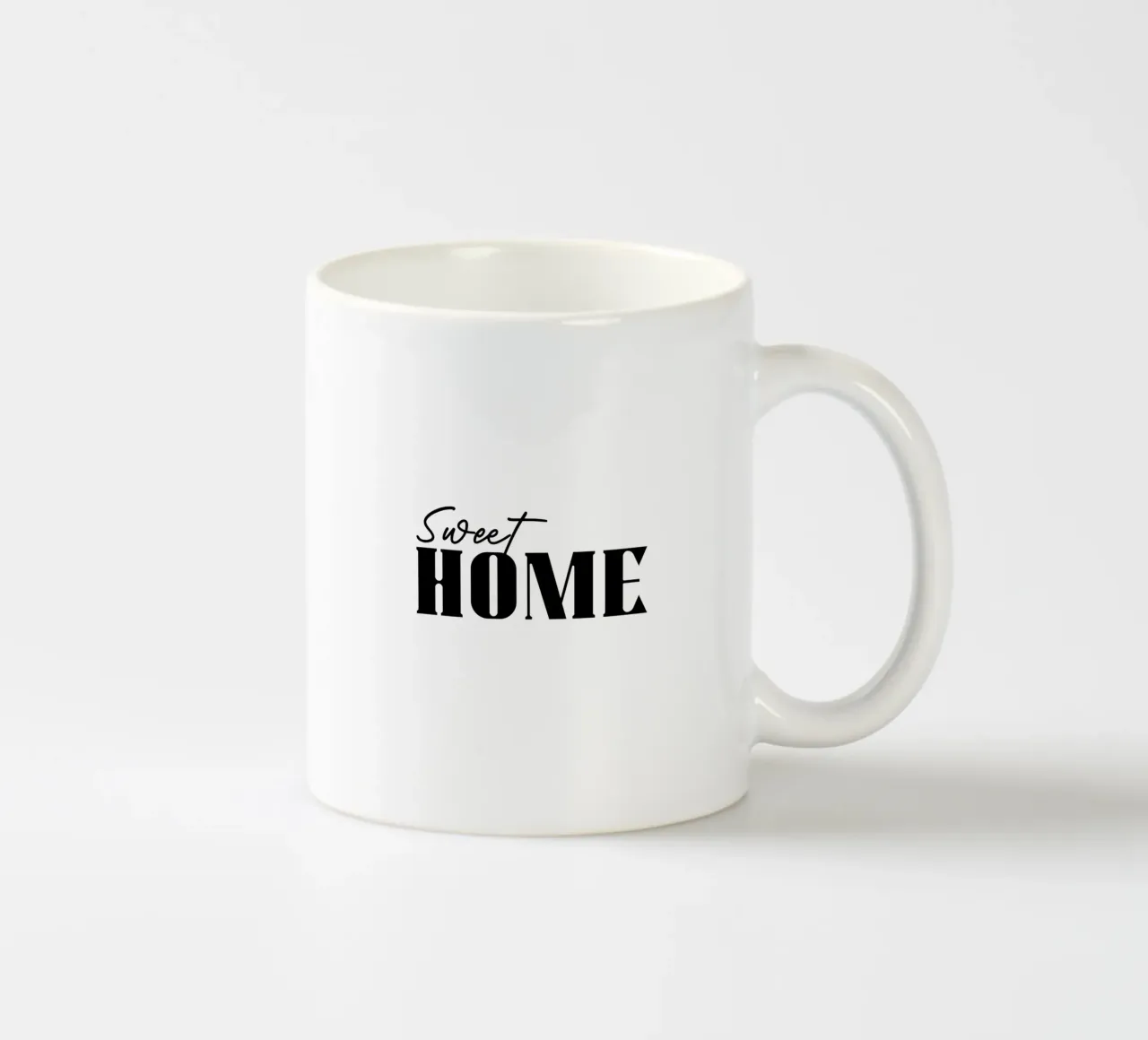 Sweet Home Tipografia semplice tazza in ceramica da YV TYPOGRAPHY