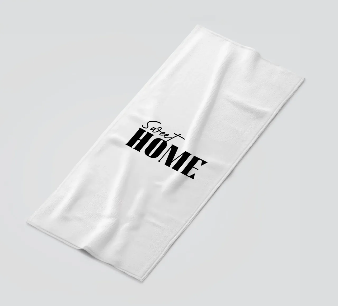 Sweet Home Tipografia semplice telo mare da YV TYPOGRAPHY