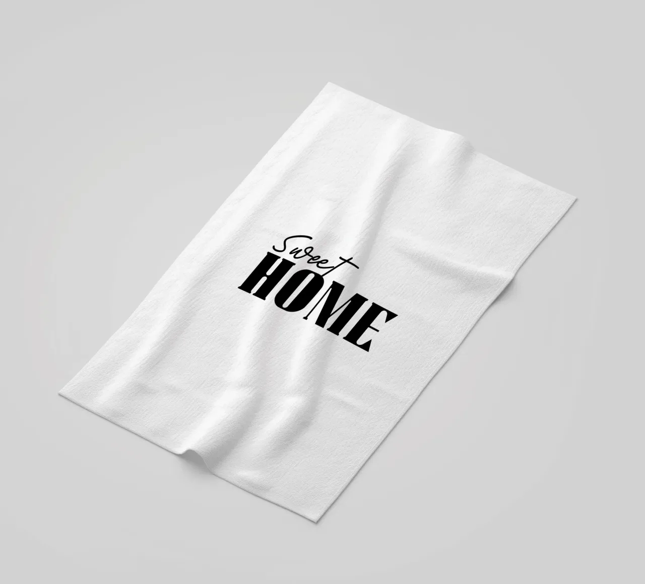 Sweet Home Tipografia semplice telo mare da YV TYPOGRAPHY