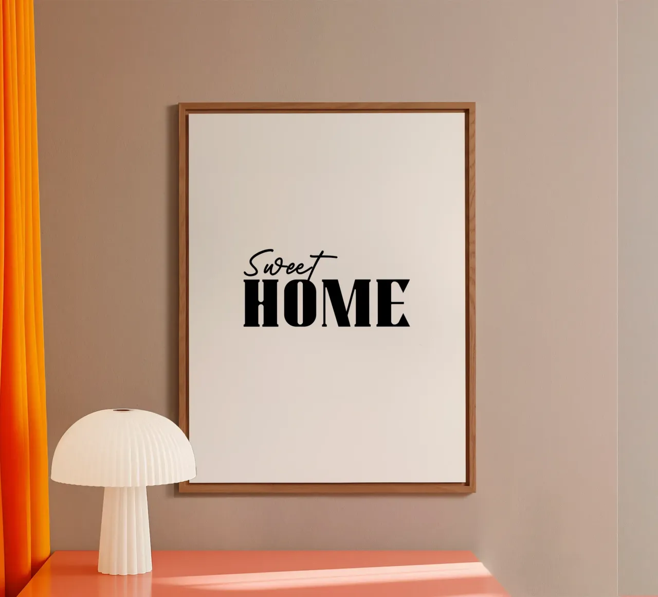 Sweet Home Simple Typography alu-dibond by YV TYPOGRAPHY