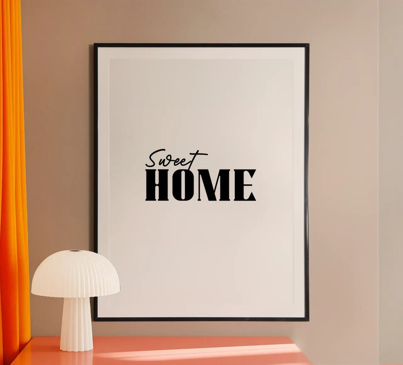 Sweet Home Simple Typography poster by YV TYPOGRAPHY