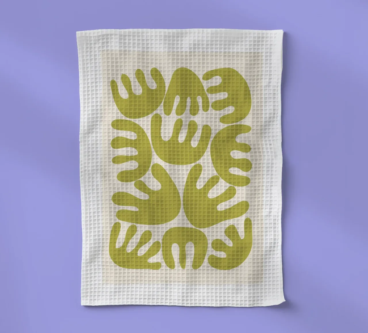 Art abstrait Matisse vert sauge torchon de pdigitalprints
