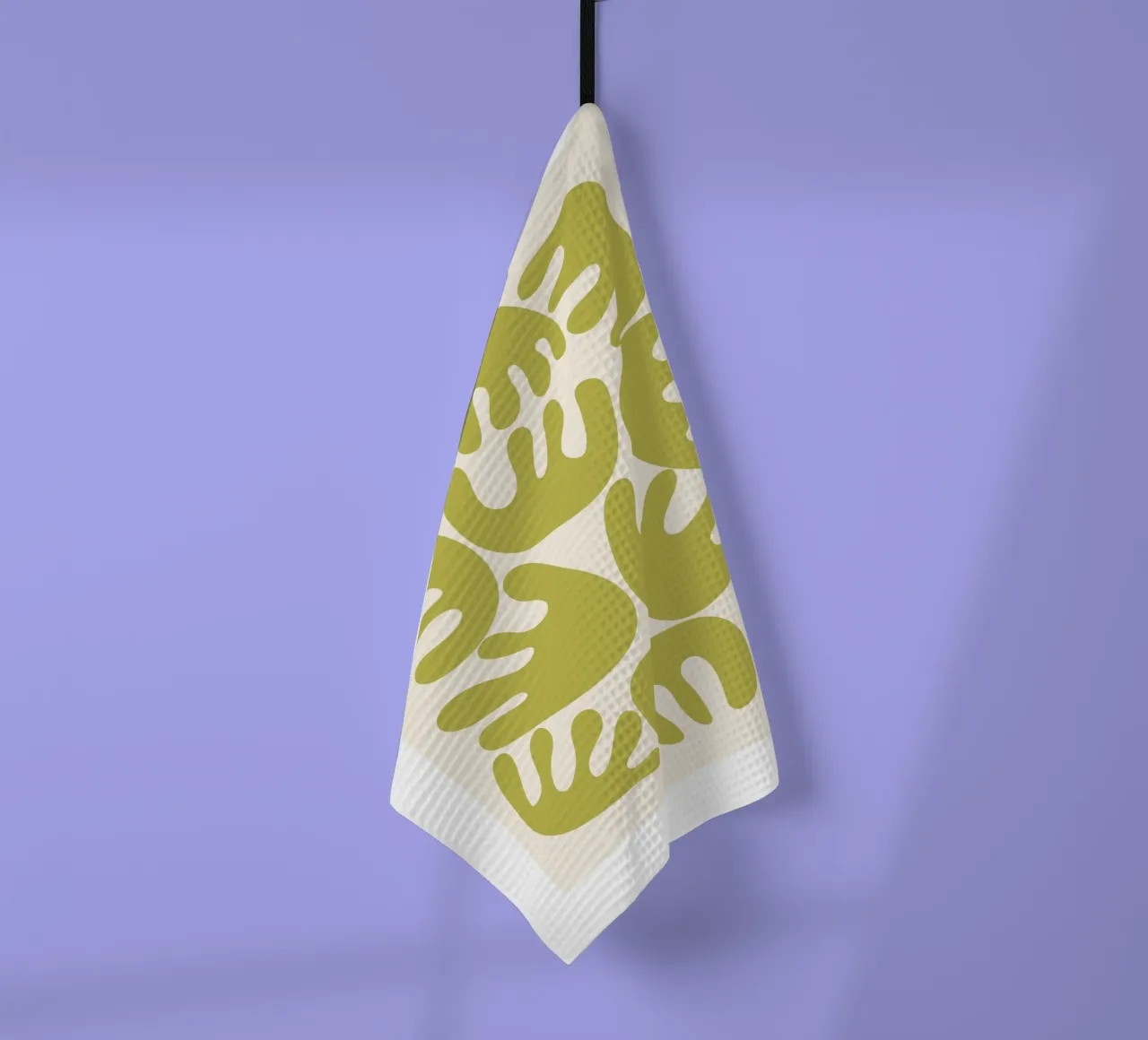 Art abstrait Matisse vert sauge torchon de pdigitalprints