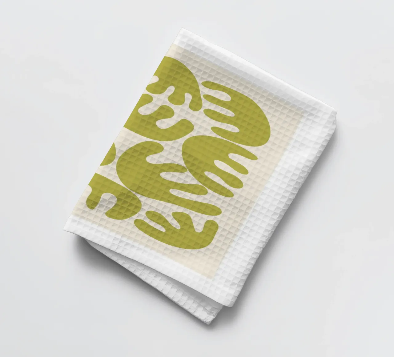 Art abstrait Matisse vert sauge torchon de pdigitalprints