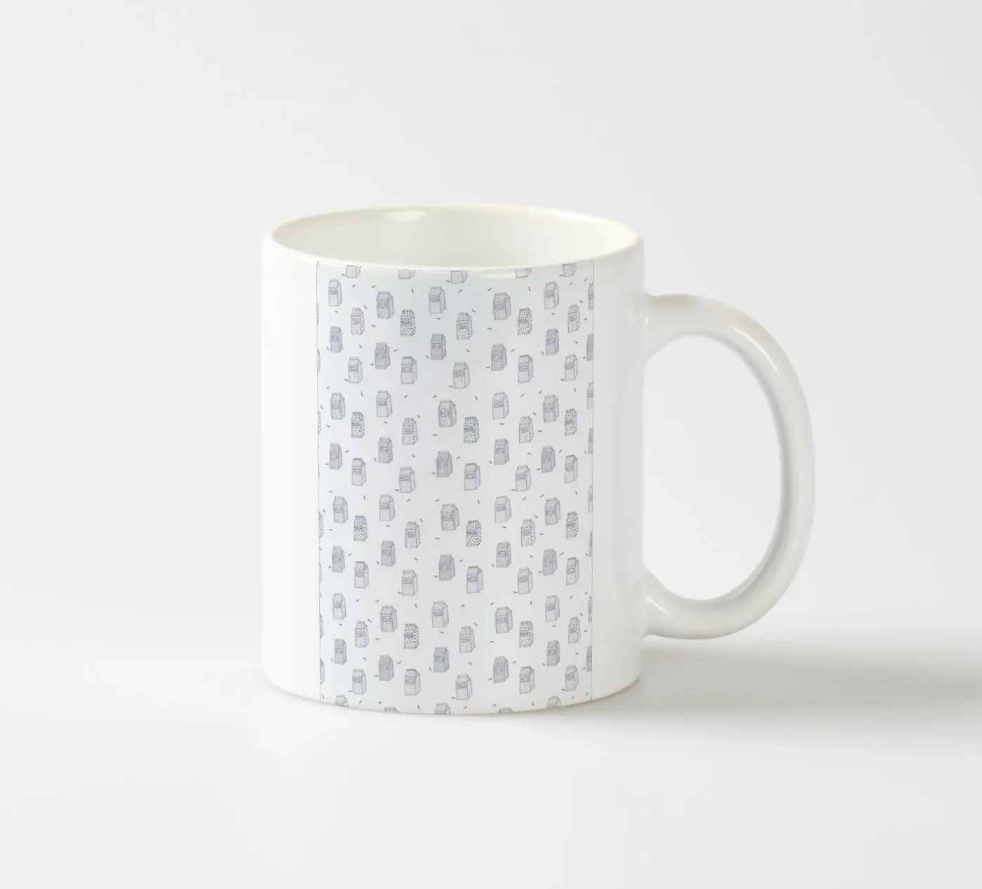 Milk ceramic mug by Jana Otto