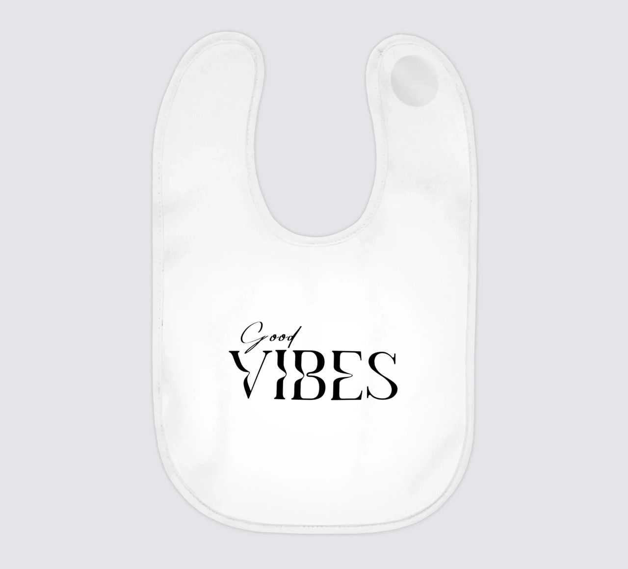 Semplice tipografia Good Vibes bavaglino da YV TYPOGRAPHY