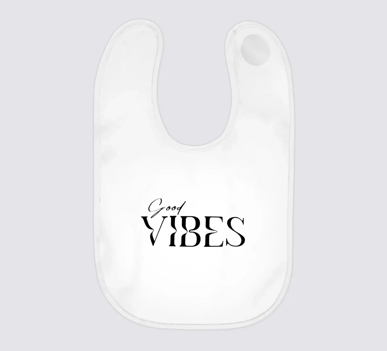 Semplice tipografia Good Vibes bavaglino da YV TYPOGRAPHY