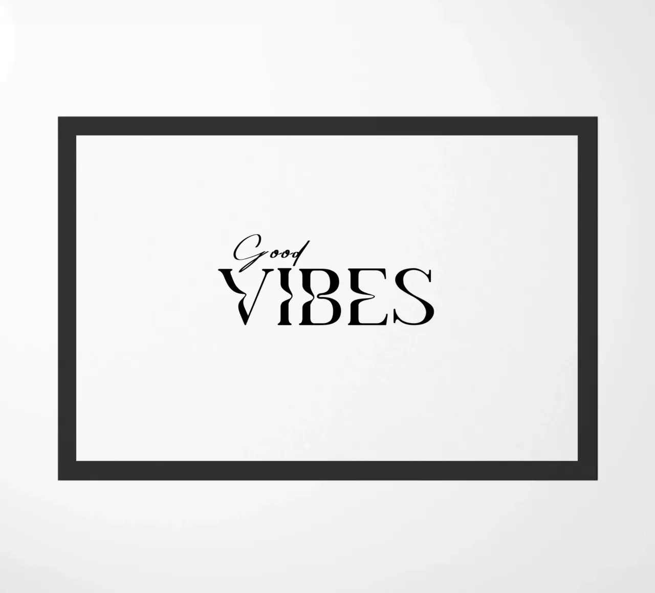 Semplice tipografia Good Vibes zerbino da YV TYPOGRAPHY