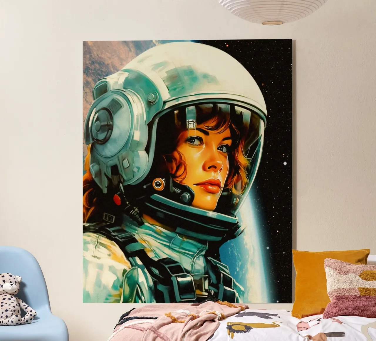 Ritratto di un esploratore spaziale plexiglass da Taudalpoi